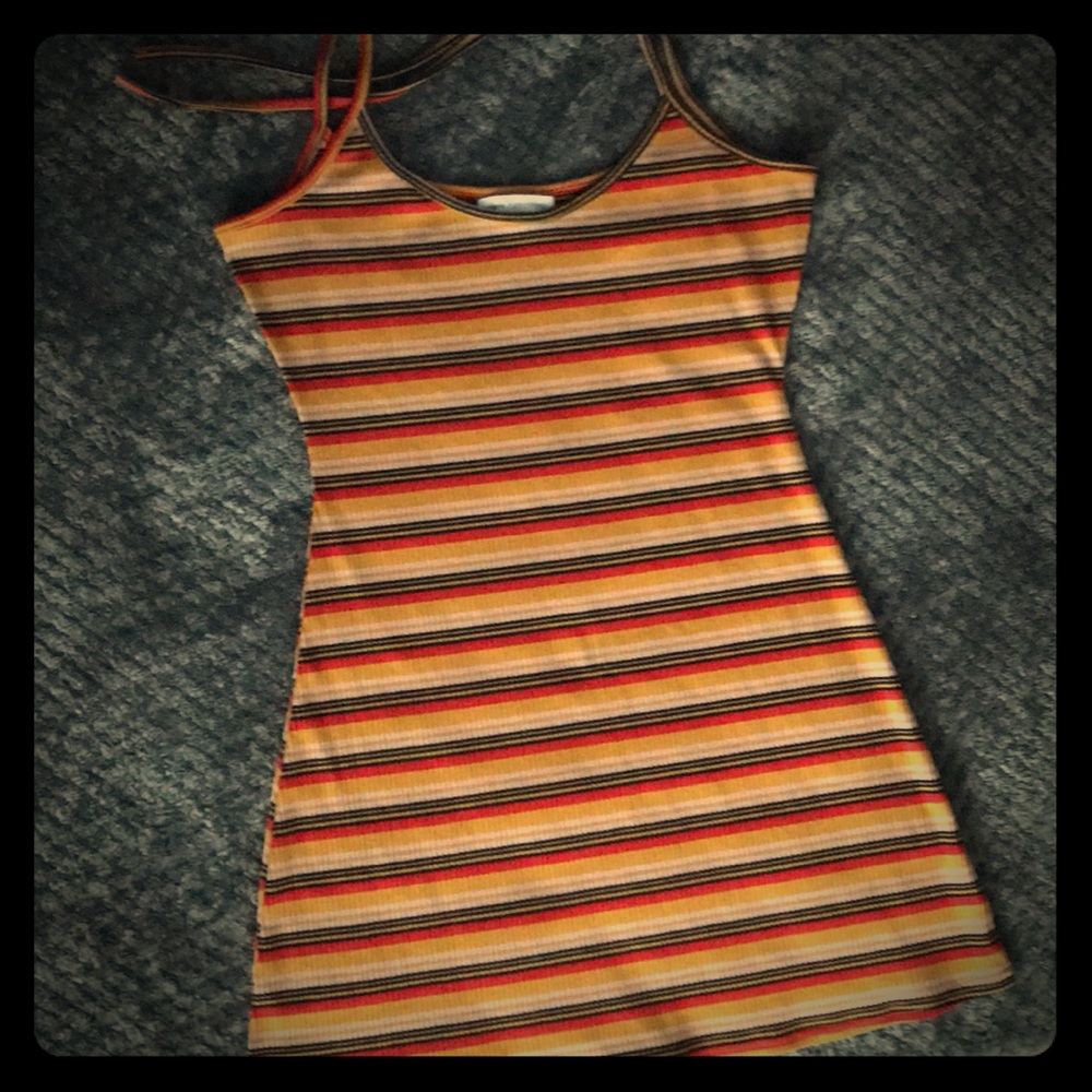 Like new tie string mini dress